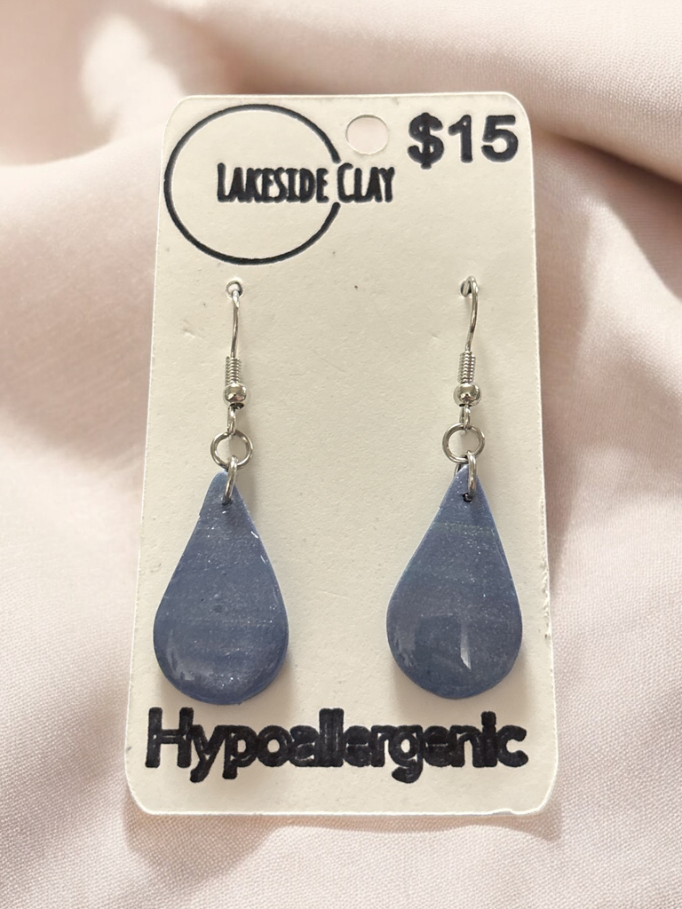 Blue Opal Twist Drops