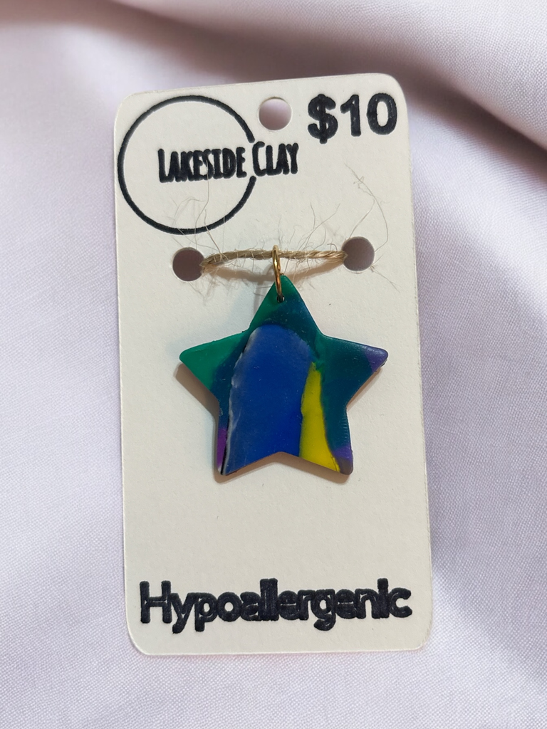 Water Colour Star Pendant