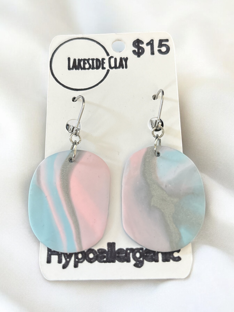 Marble Pastel Ovals