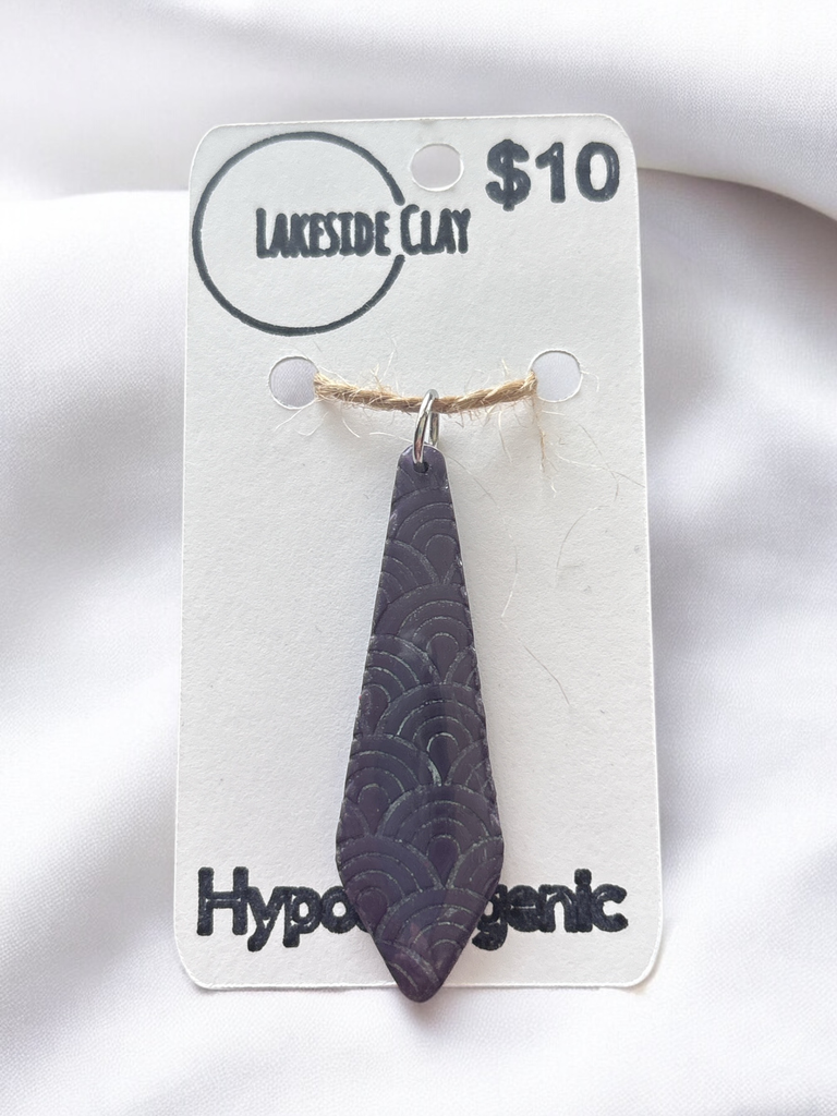 Purple Tie Pendant