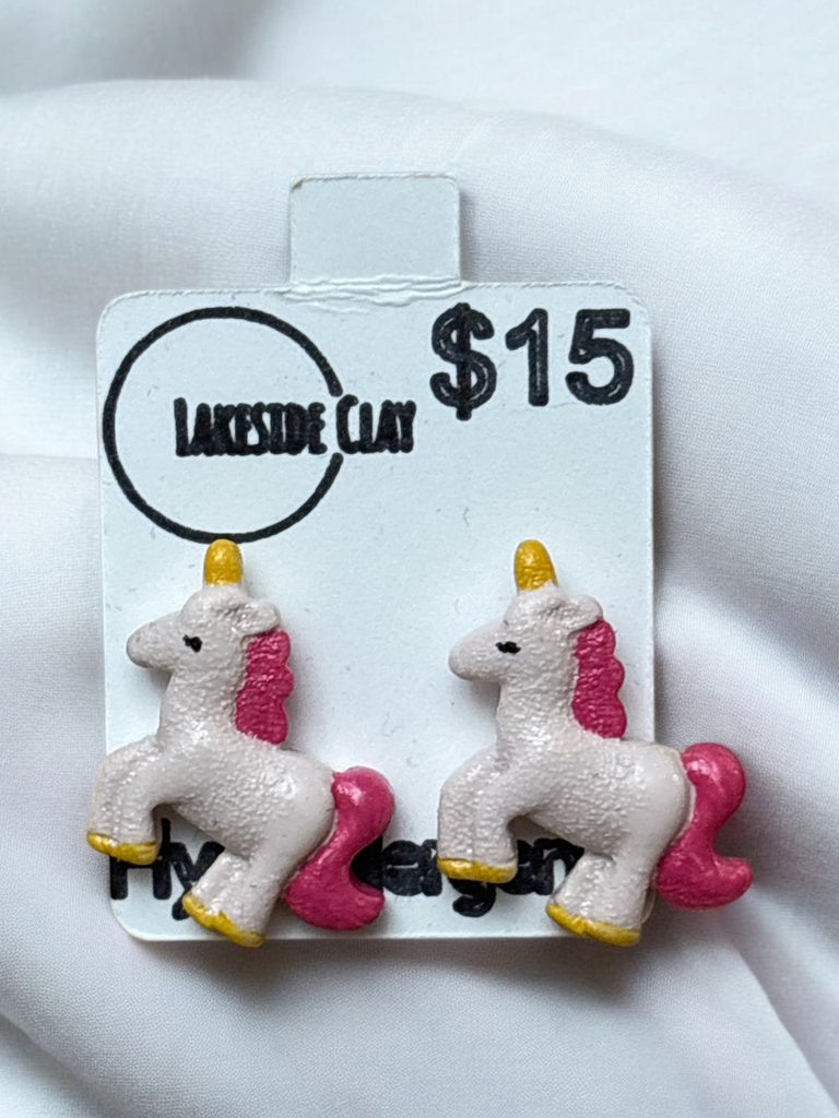 White & Pink Unicorns