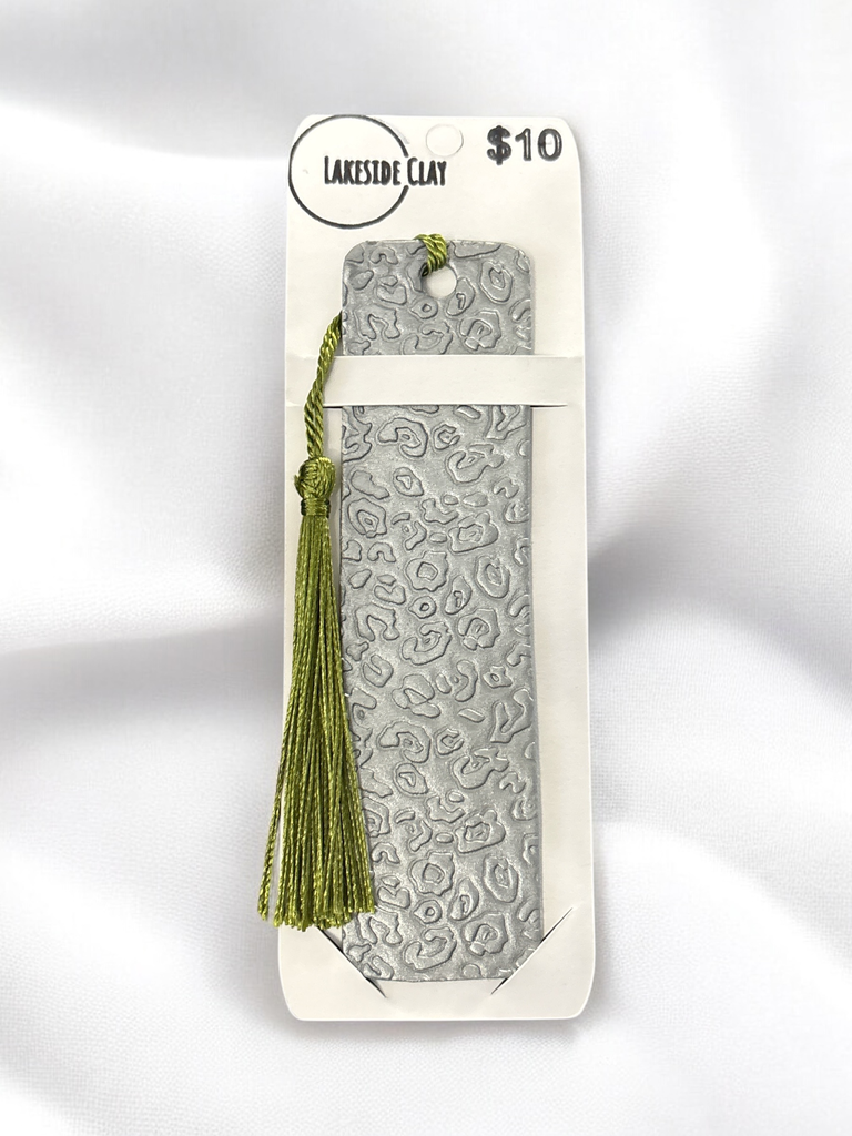 Silver Leopard Bookmark