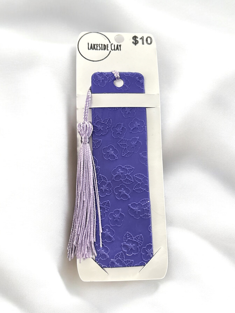 Purple Flowers Bookmark