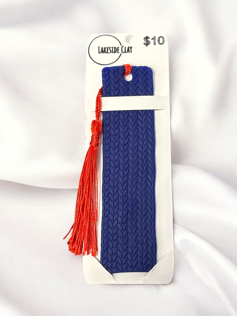 Blue Chevron Bookmark