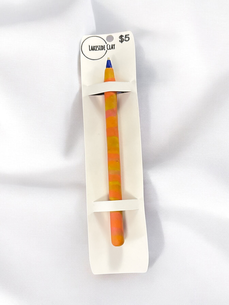 Yellow & Orange Twist Pen