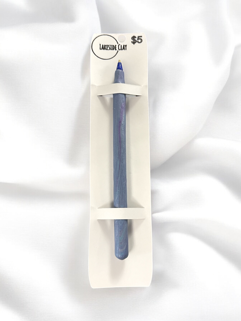 Blue Opal Twist Pen