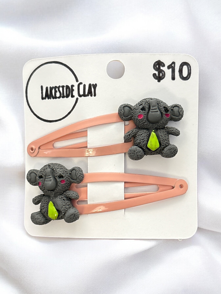 Elephants Hair Clips