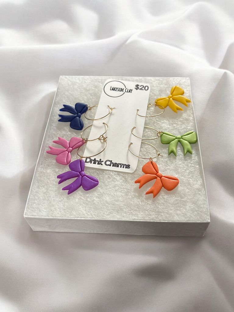 Bow Drink Charms