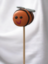 Orange Bee Plant Stake