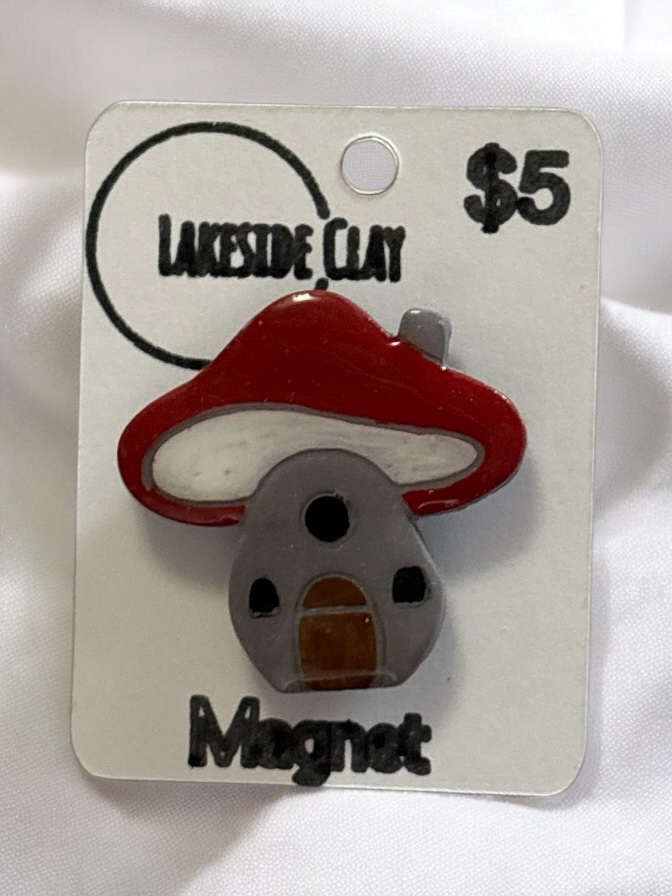 Mushroom House Magnet