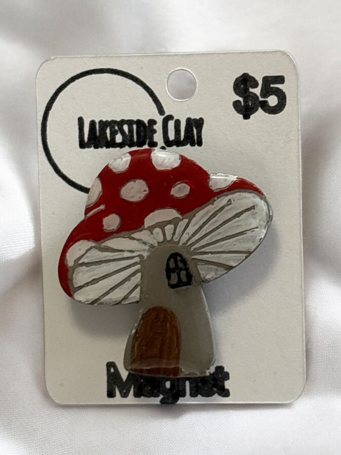 Mushroom House Magnet