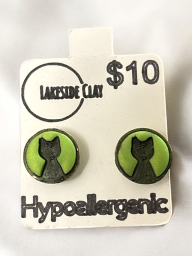 [47-23] Green Cat Heads