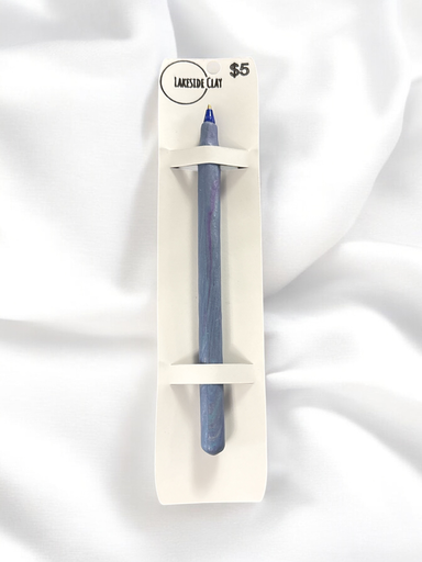 [L-47] Blue Opal Twist Pen